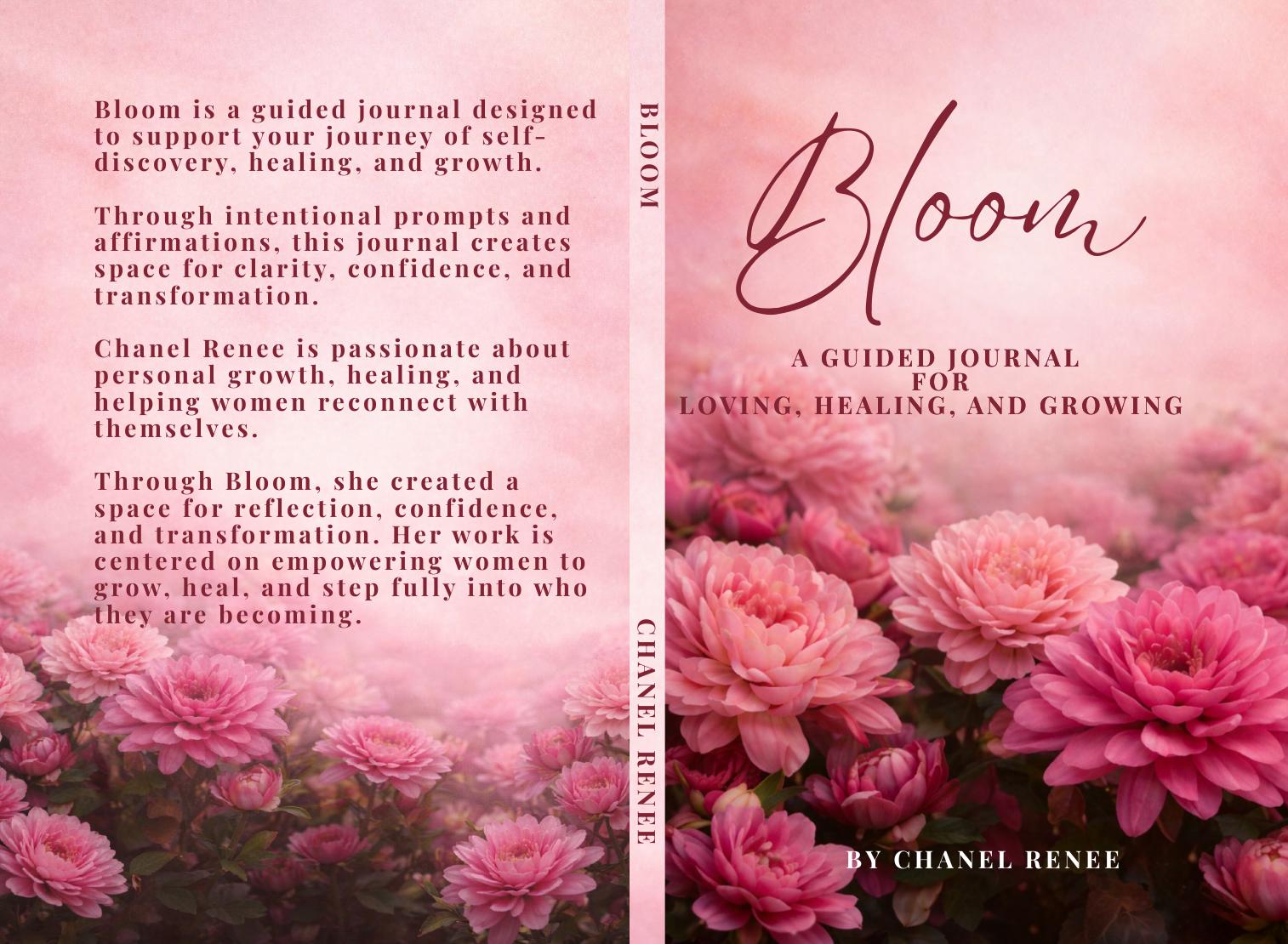 Bloom guided journal front cover