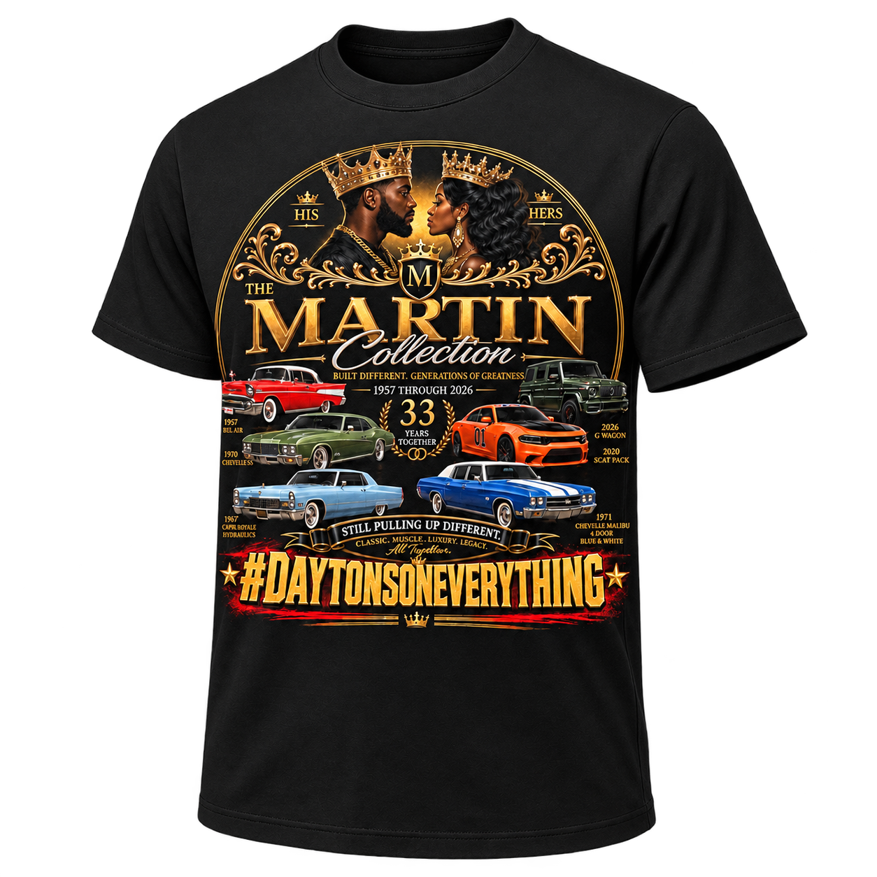 The Martin Collection graphic T shirt transparent product cutout